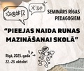Aicinām Rīgas pedagogus pieteikties bezmaksas semināram “Pieejas naida runas mazināšanai skolā” Aicinām Rīgas pedagogus pieteikties bezmaksas semināram “Pieejas naida runas mazināšanai skolā”